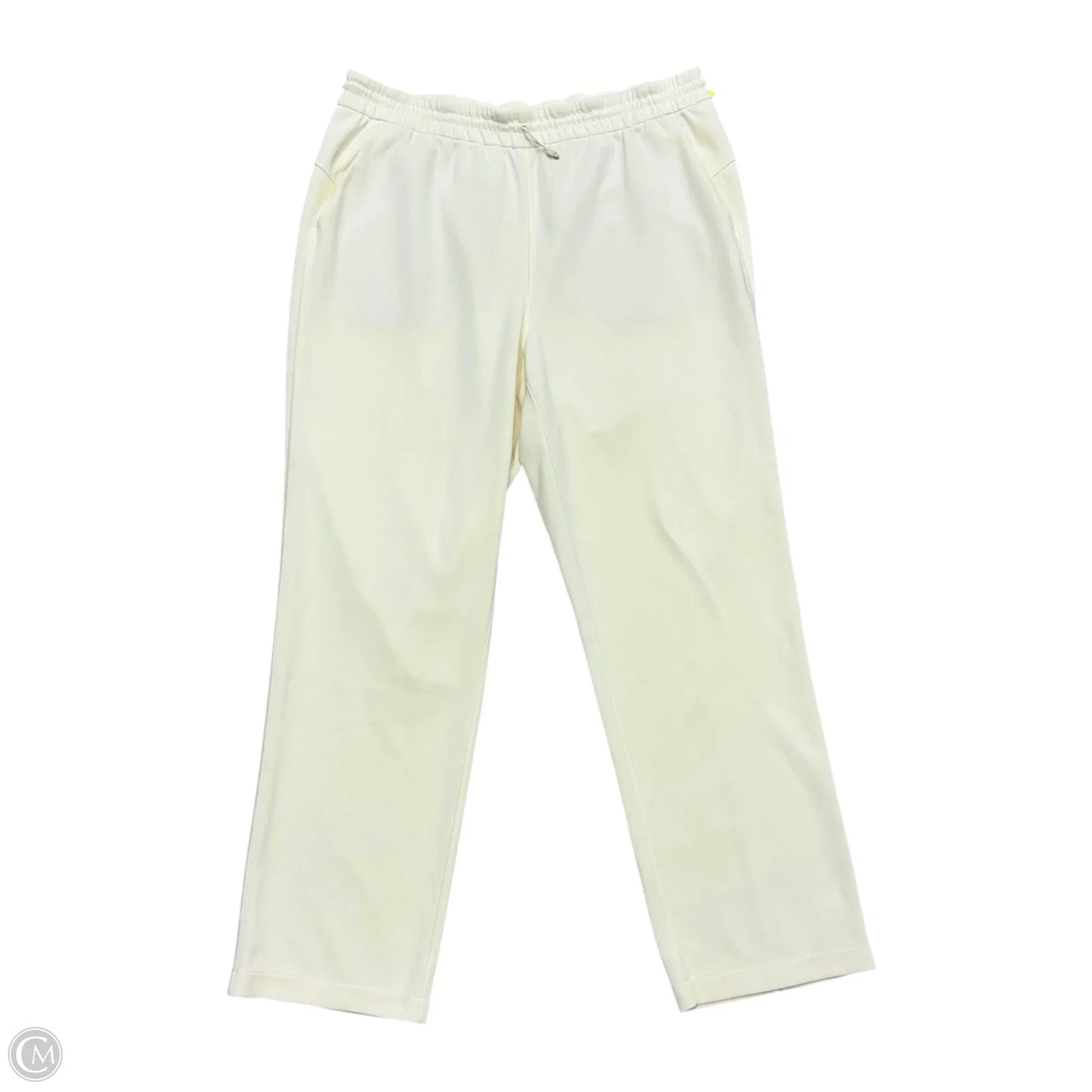 Athletic Pants By Lululemon In Ivory, Size: Xl