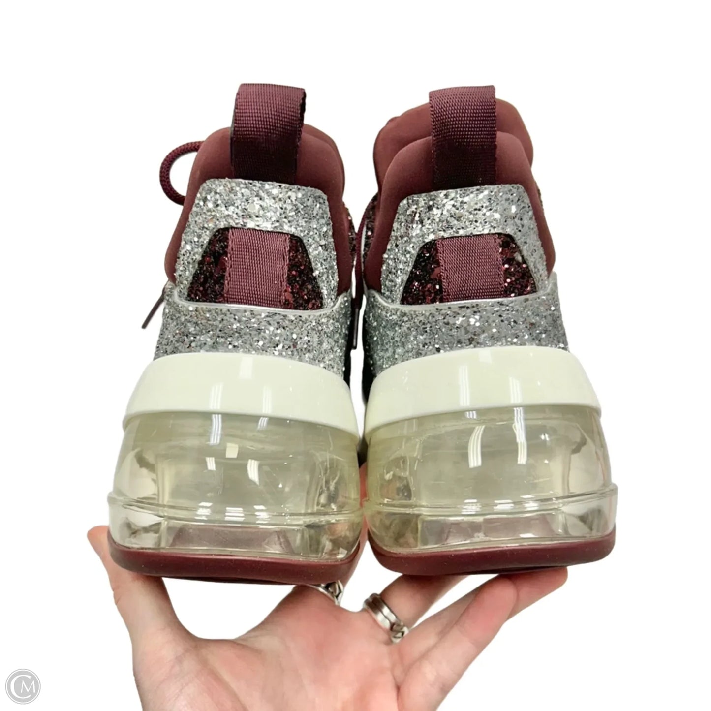 Shoes Sneakers By Michael By Michael Kors In Maroon, Size: 9
