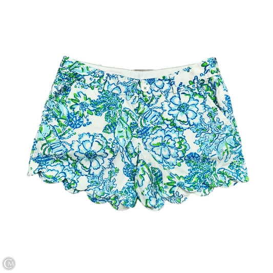 Shorts Designer By Lilly Pulitzer In Blue & White, Size: 2