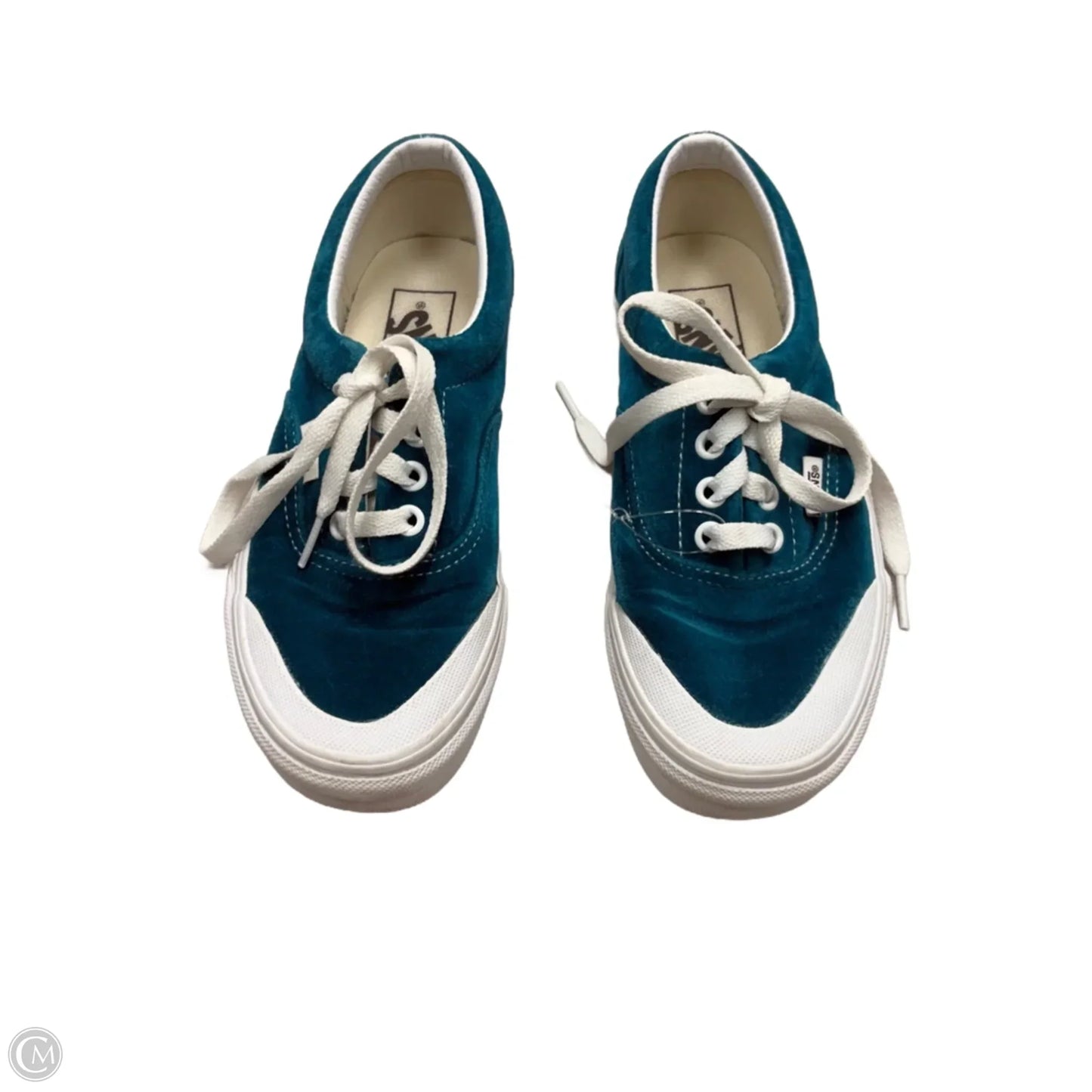 Shoes Sneakers By Vans In Teal, Size: 6