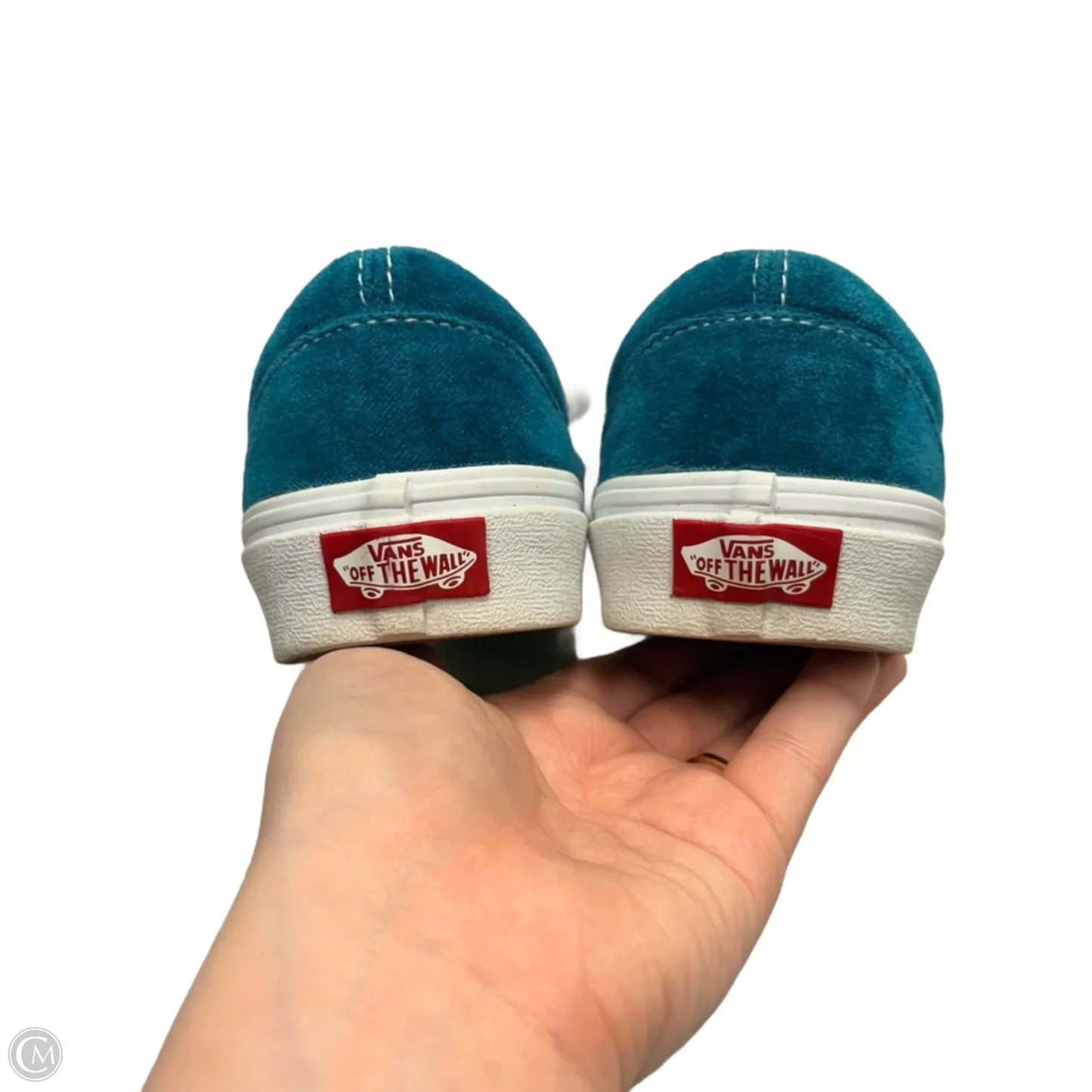 Shoes Sneakers By Vans In Teal, Size: 6