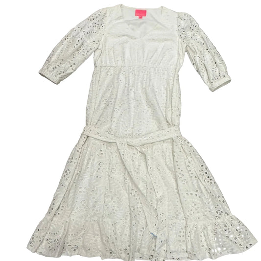 Dress Designer By Lilly Pulitzer In White, Size: L
