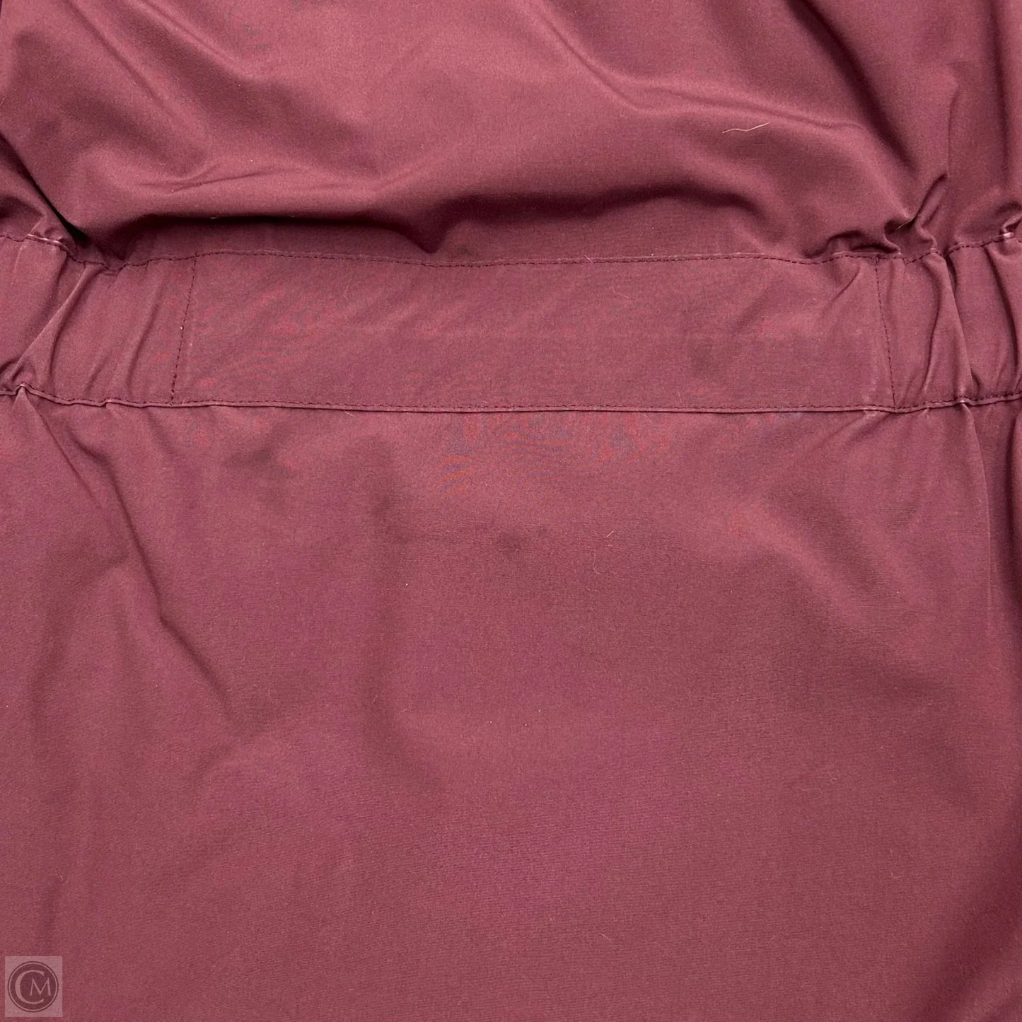 Coat Luxury Designer By Canada Goose In Maroon, Size: M