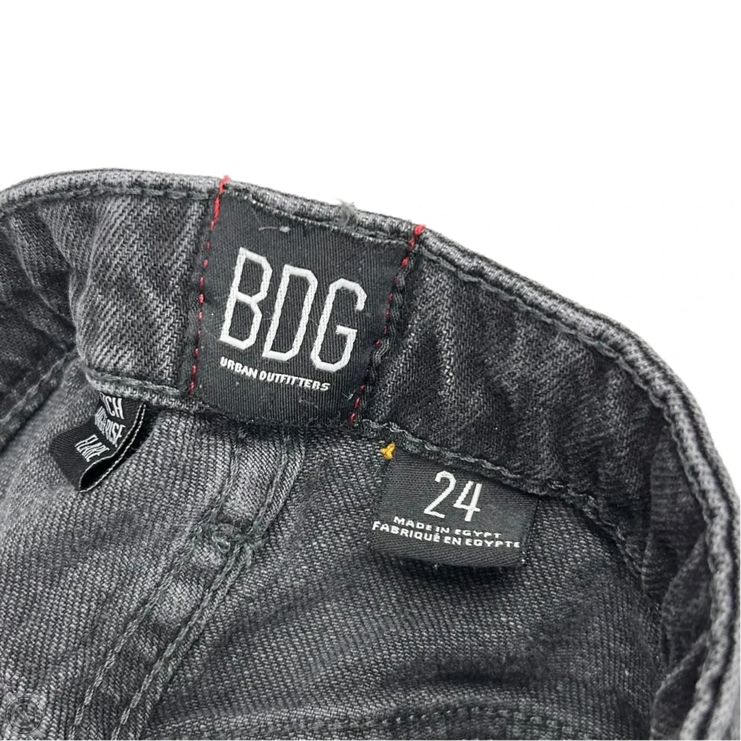 Jeans Flared By Bdg In Black Denim, Size: 0