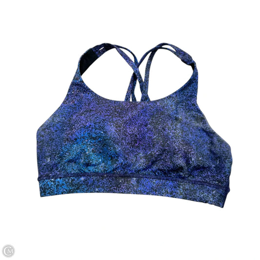 Athletic Bra By Lululemon In Blue & Purple, Size: S