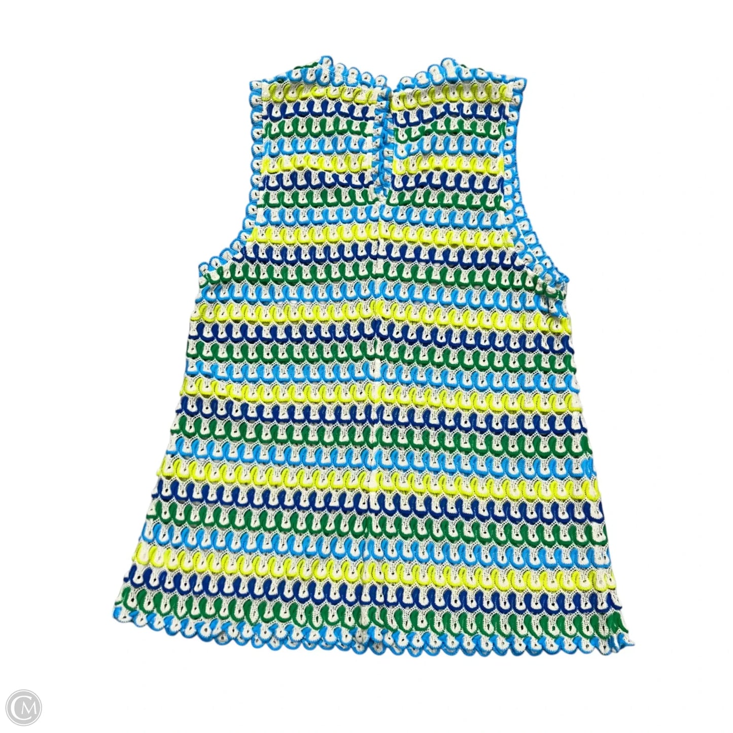Top Sleeveless By Johnny Was In Blue & Green, Size: M