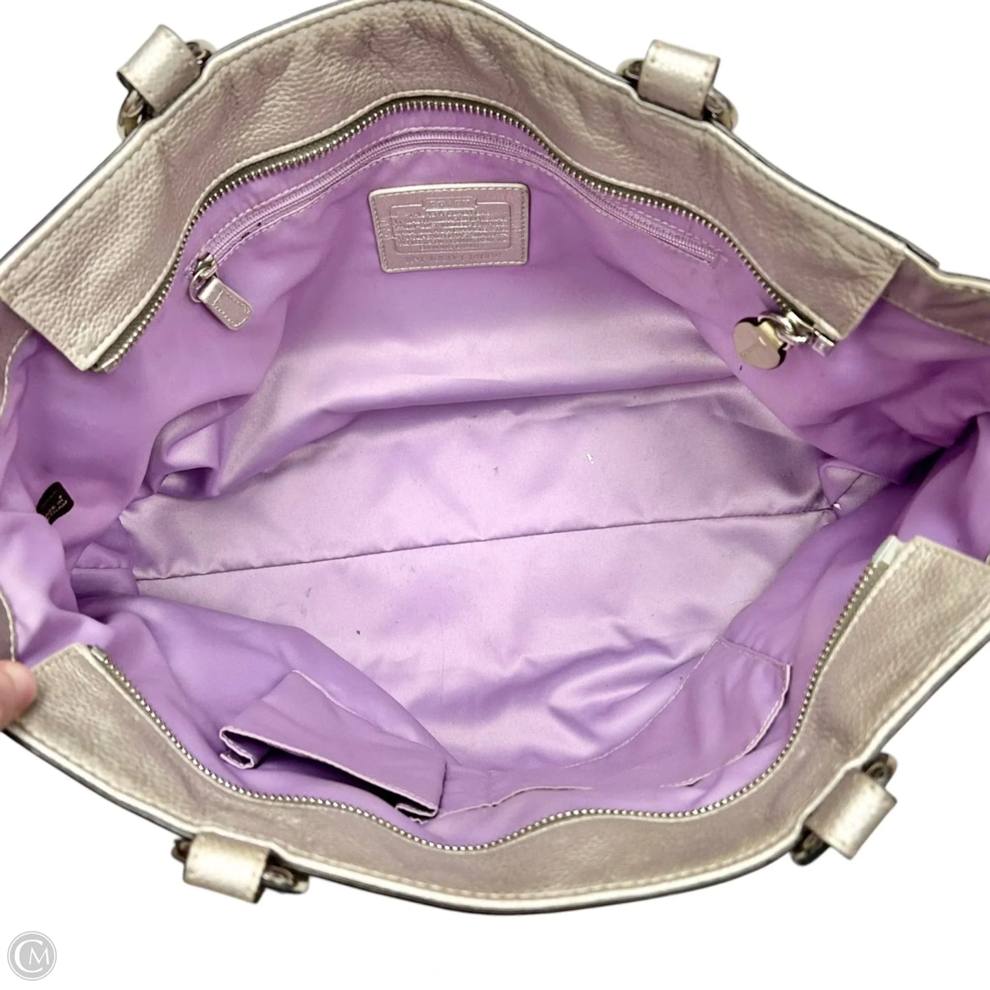 Handbag Designer By Coach, Size: Large