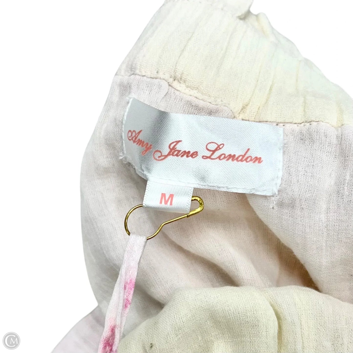 Skirt Set 2pc By Amy Jane London In Pink & Yellow, Size: M