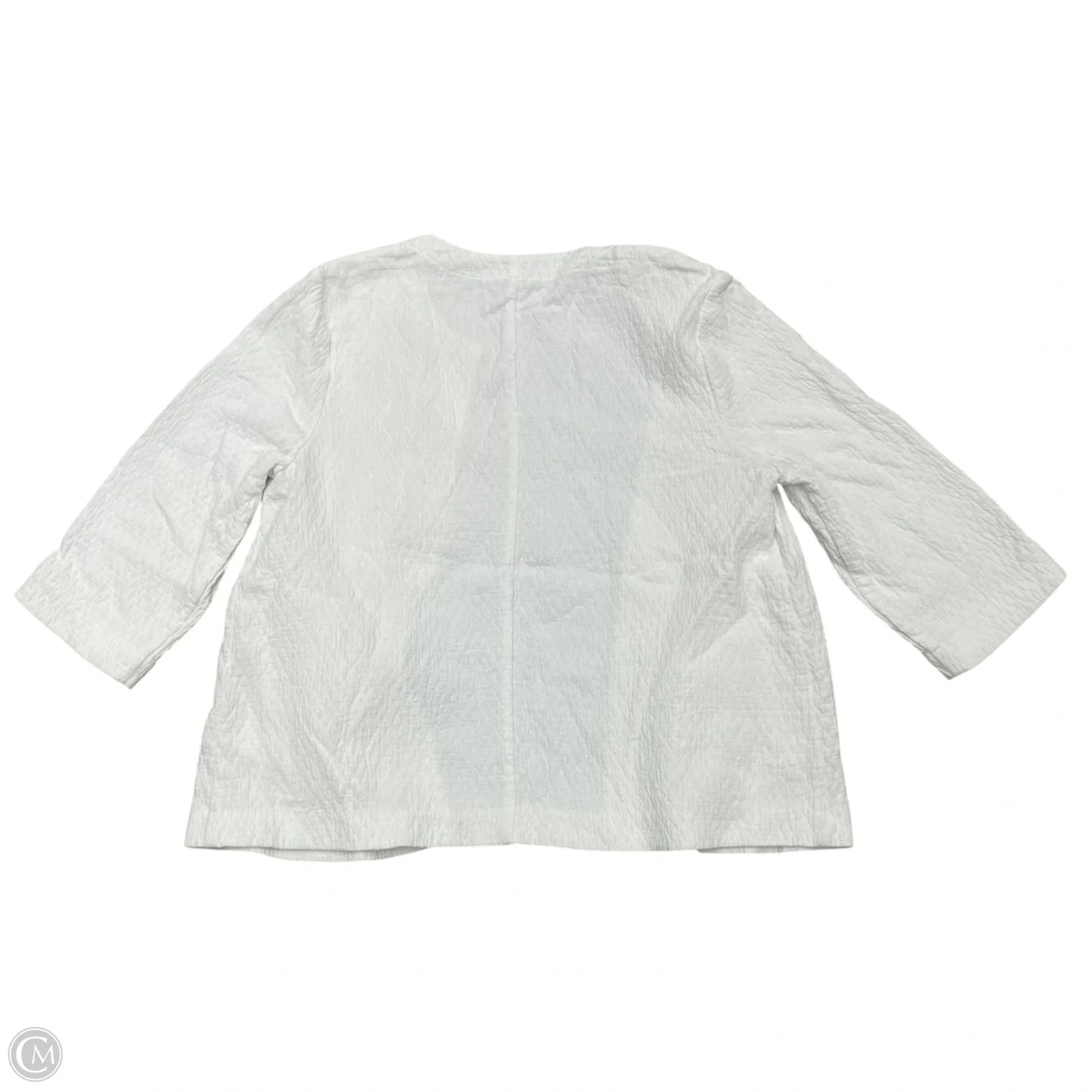 Cardigan By Eileen Fisher In White, Size: Mp