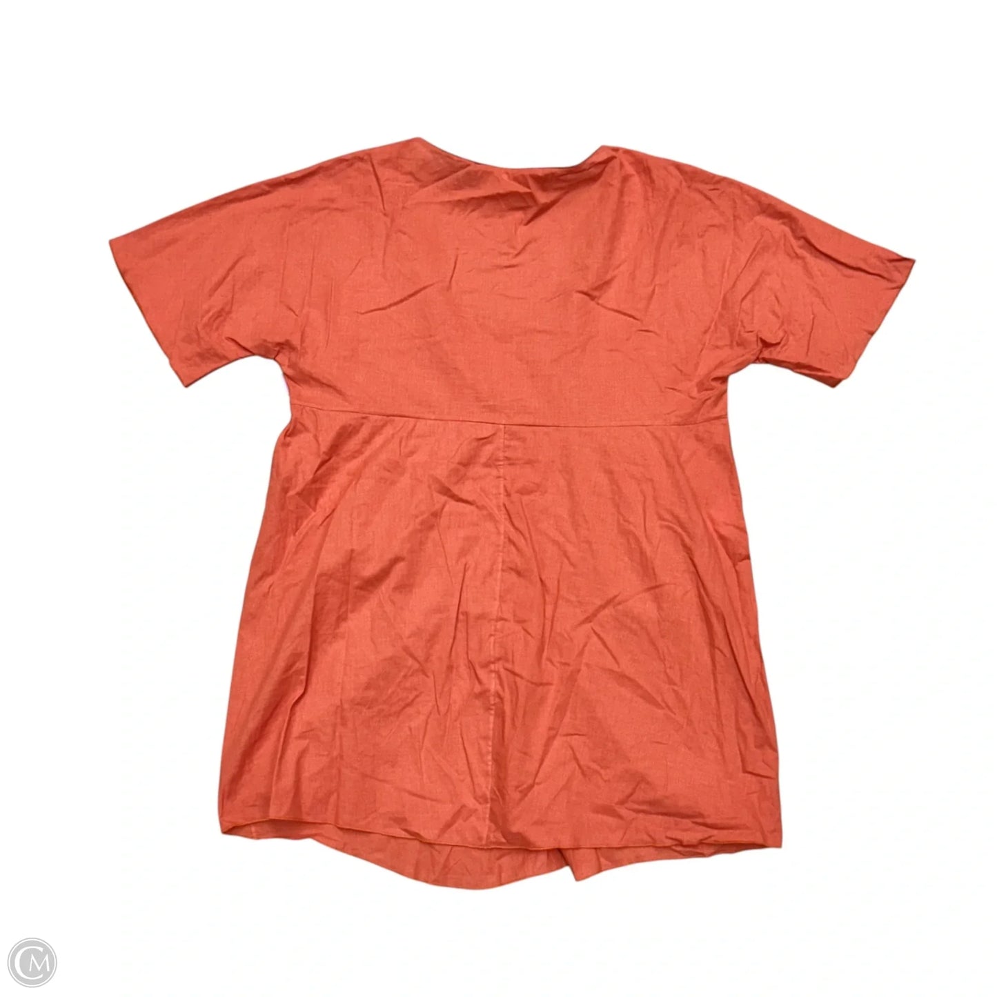 Top Short Sleeve Designer By Marni In Coral, Size: M