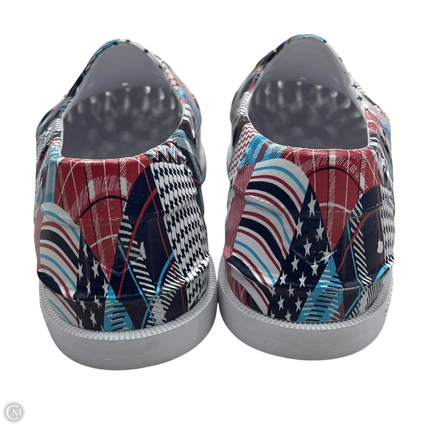 Shoes Flats By Sperry In Blue & Red & White, Size: 9