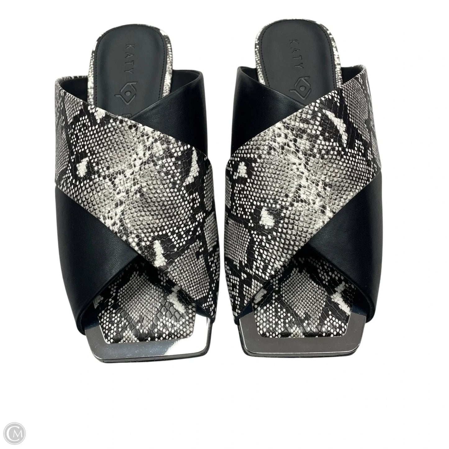 Sandals Flats By Katy Perry In Snakeskin Print, Size: 9