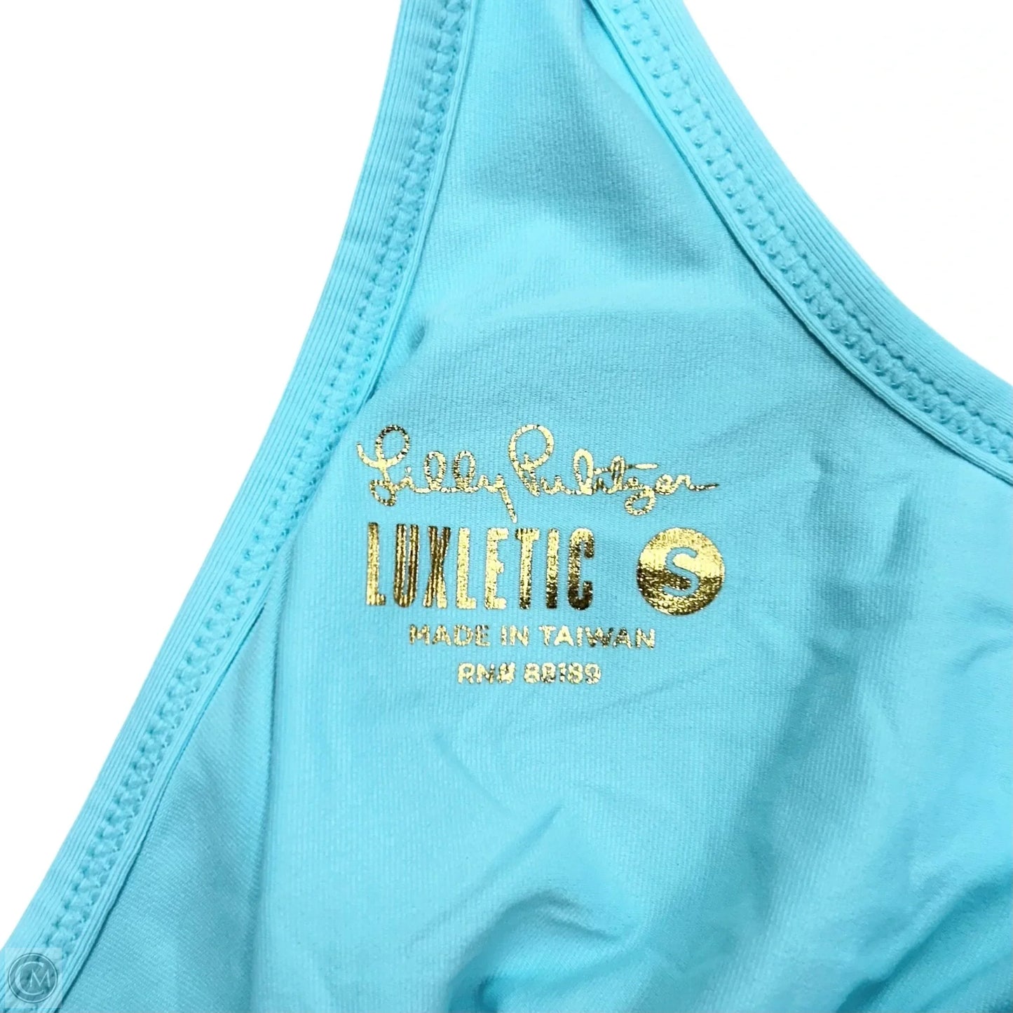 Top Sleeveless Designer By Lilly Pulitzer In Aqua, Size: S