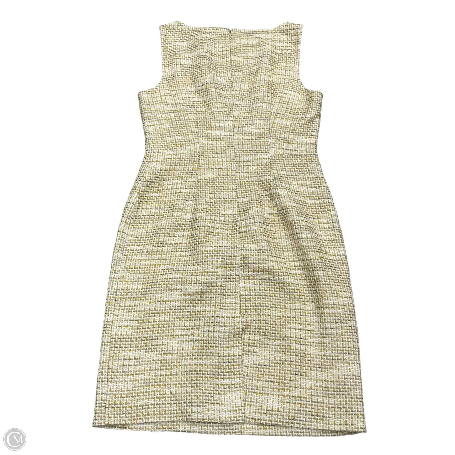 Dress Designer By Tory Burch In Cream & Yellow, Size: L
