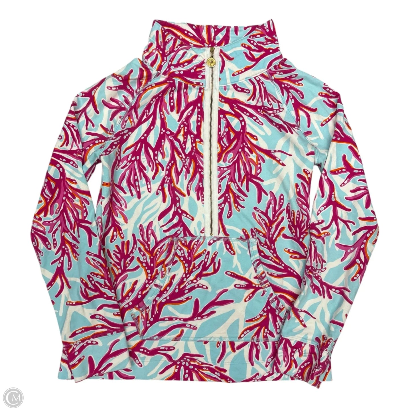 Sweatshirt Designer By Lilly Pulitzer In Blue & Pink, Size: S