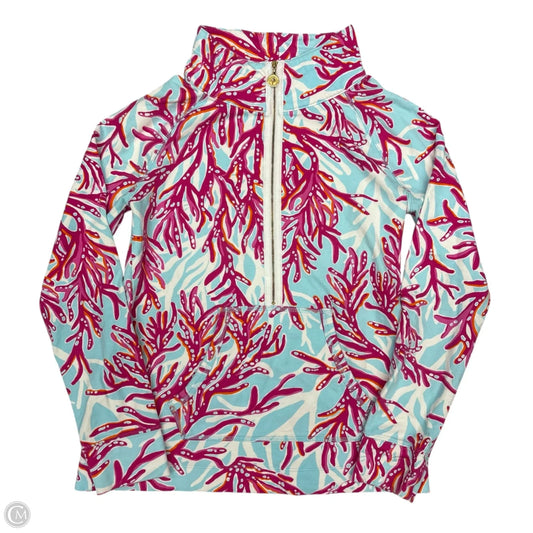 Sweatshirt Designer By Lilly Pulitzer In Blue & Pink, Size: S