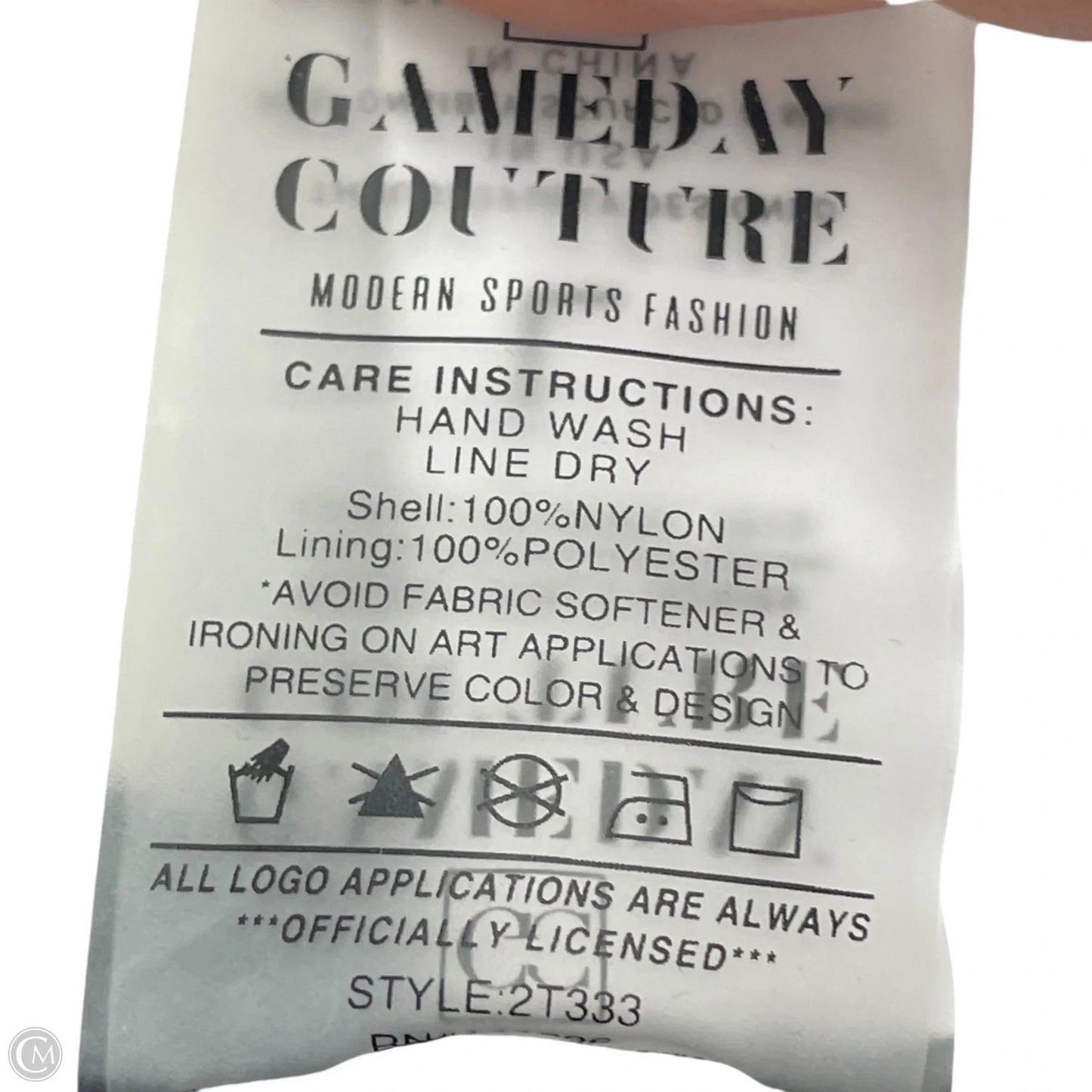 Dress Casual Short By Nfl In Black & White, Size: L