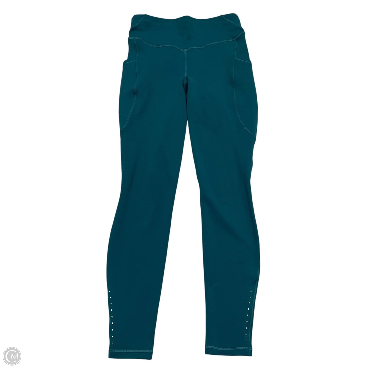 Athletic Leggings By Lululemon In Green, Size: S