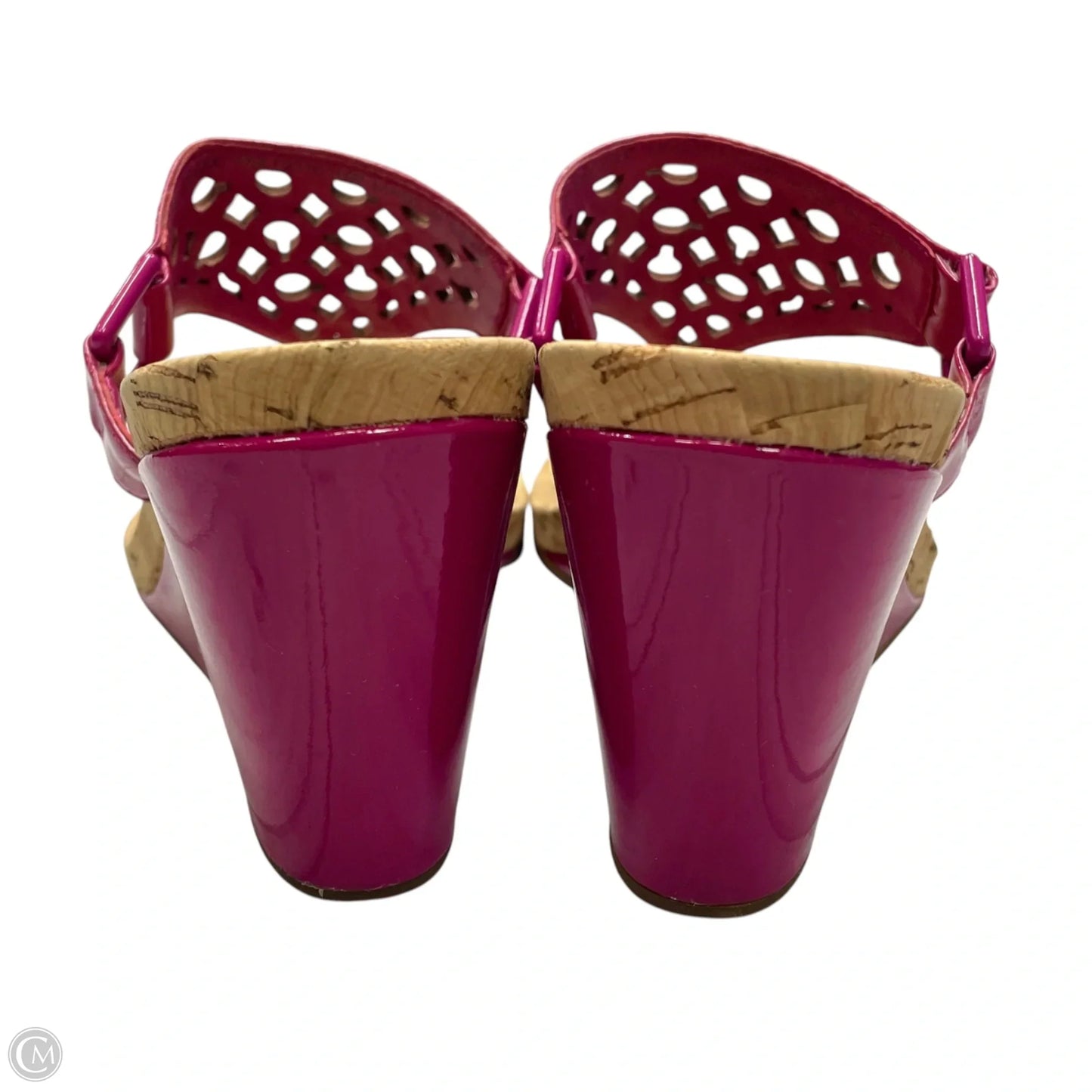 Sandals Designer By Coach In Purple, Size: 6.5
