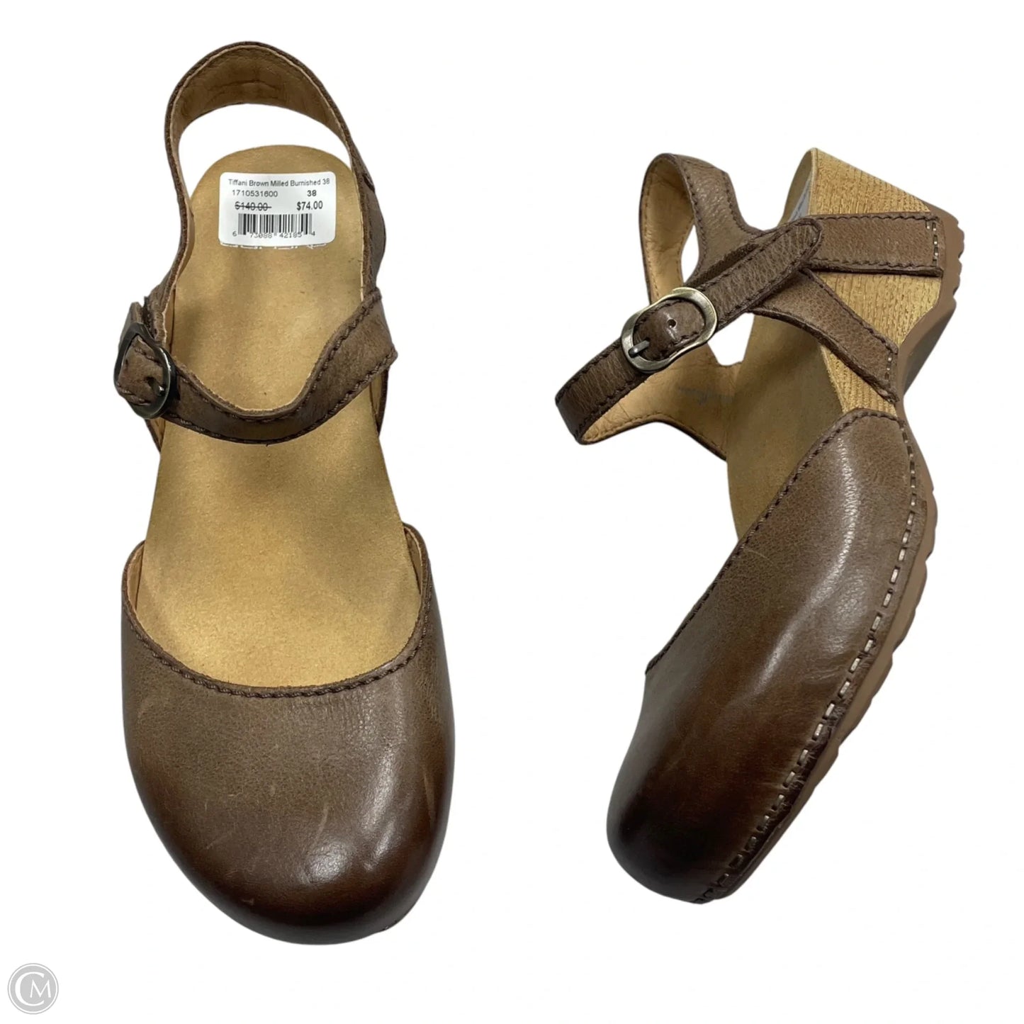Shoes Heels Block By Dansko In Brown, Size: 7.5