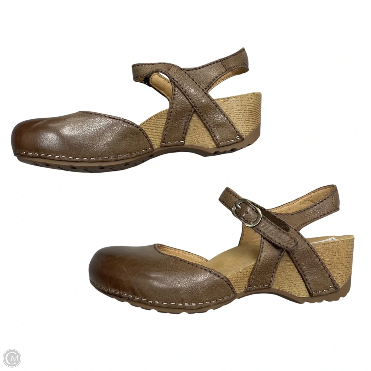Shoes Heels Block By Dansko In Brown, Size: 7.5