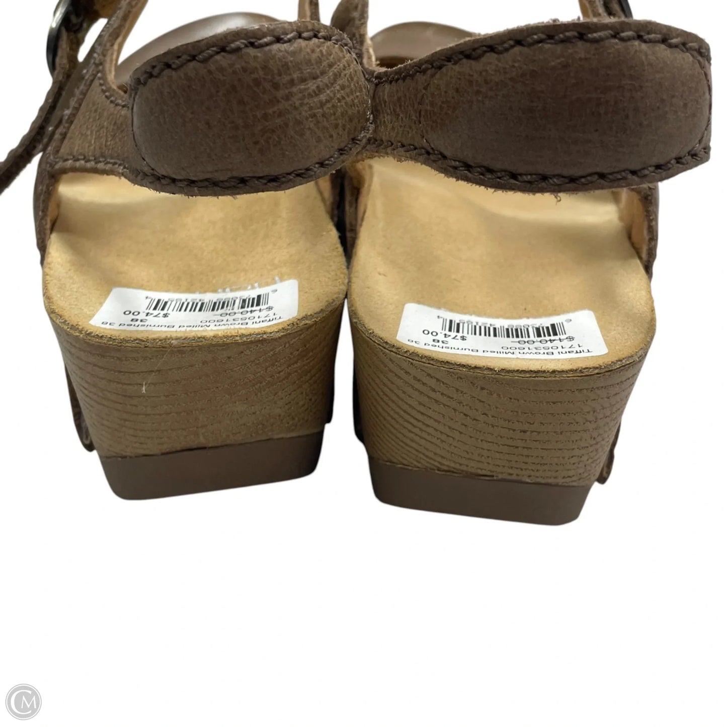Shoes Heels Block By Dansko In Brown, Size: 7.5