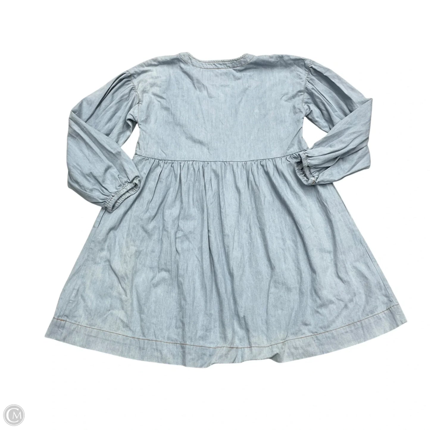 Dress Casual Short By Anthropologie In Blue Denim, Size: L