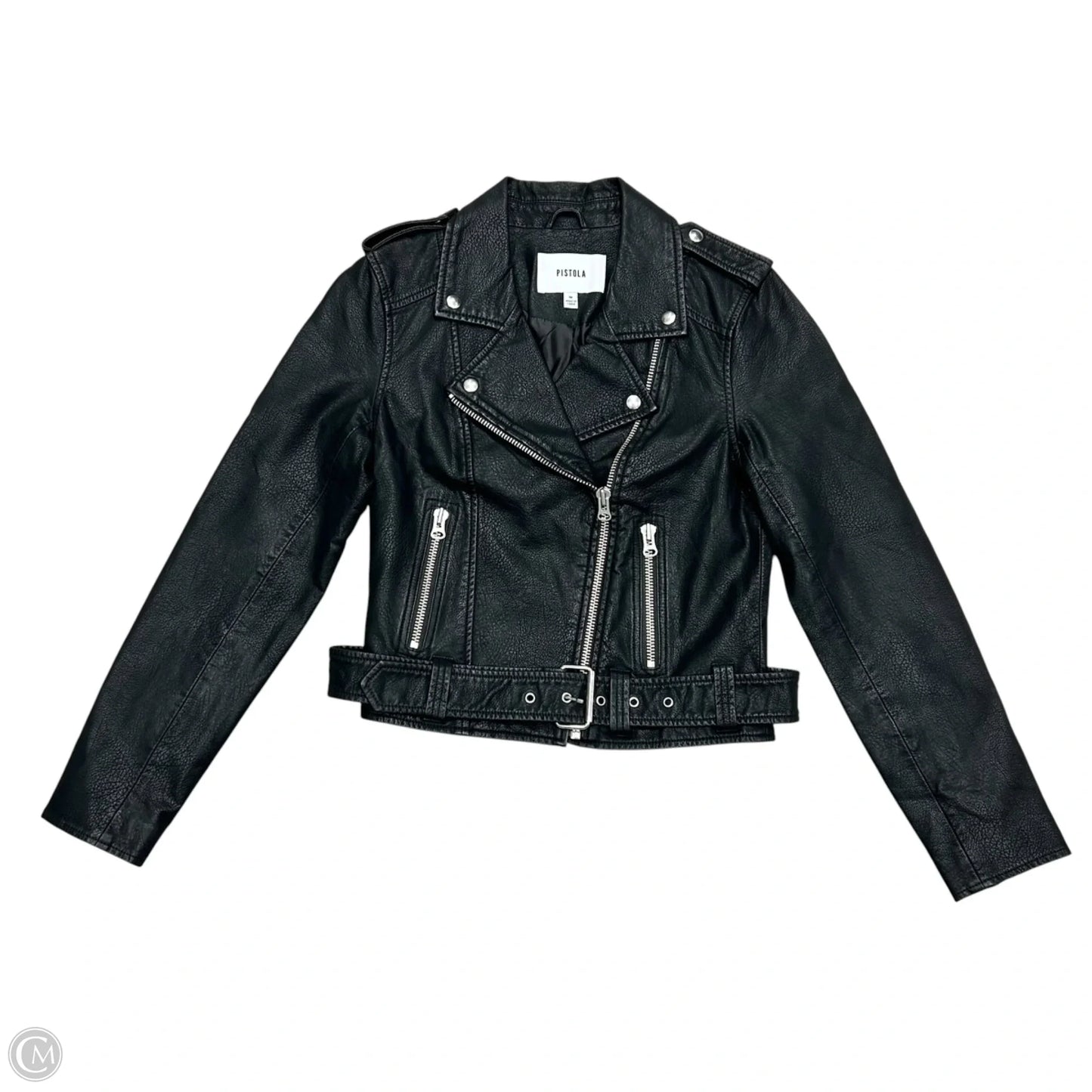 Jacket Moto By Pistola In Black, Size: M