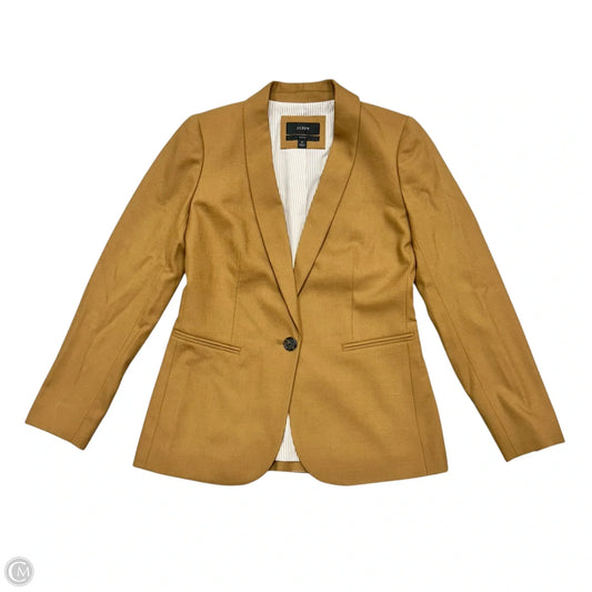Blazer By J. Crew In Tan, Size: Xs