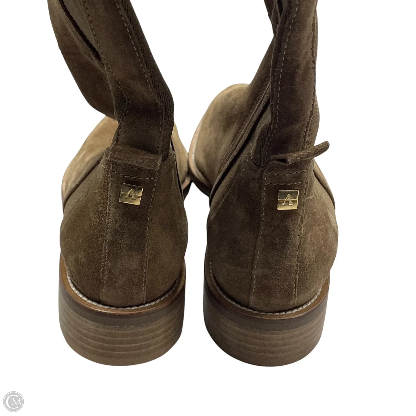 Boots Mid-calf Flats By Aquatalia In Brown, Size: 5