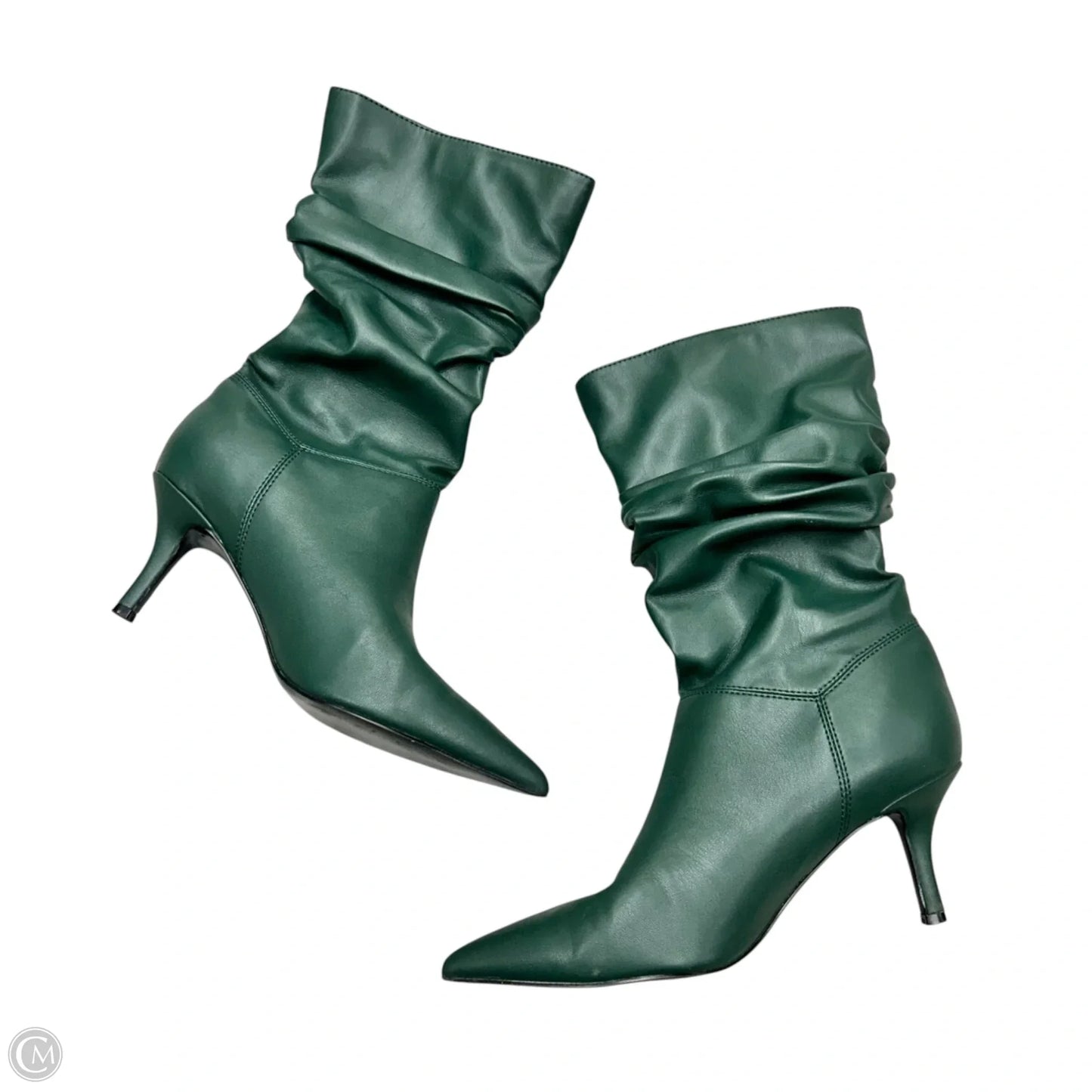 Boots Ankle Heels By Marc Fisher In Green, Size: 6.5