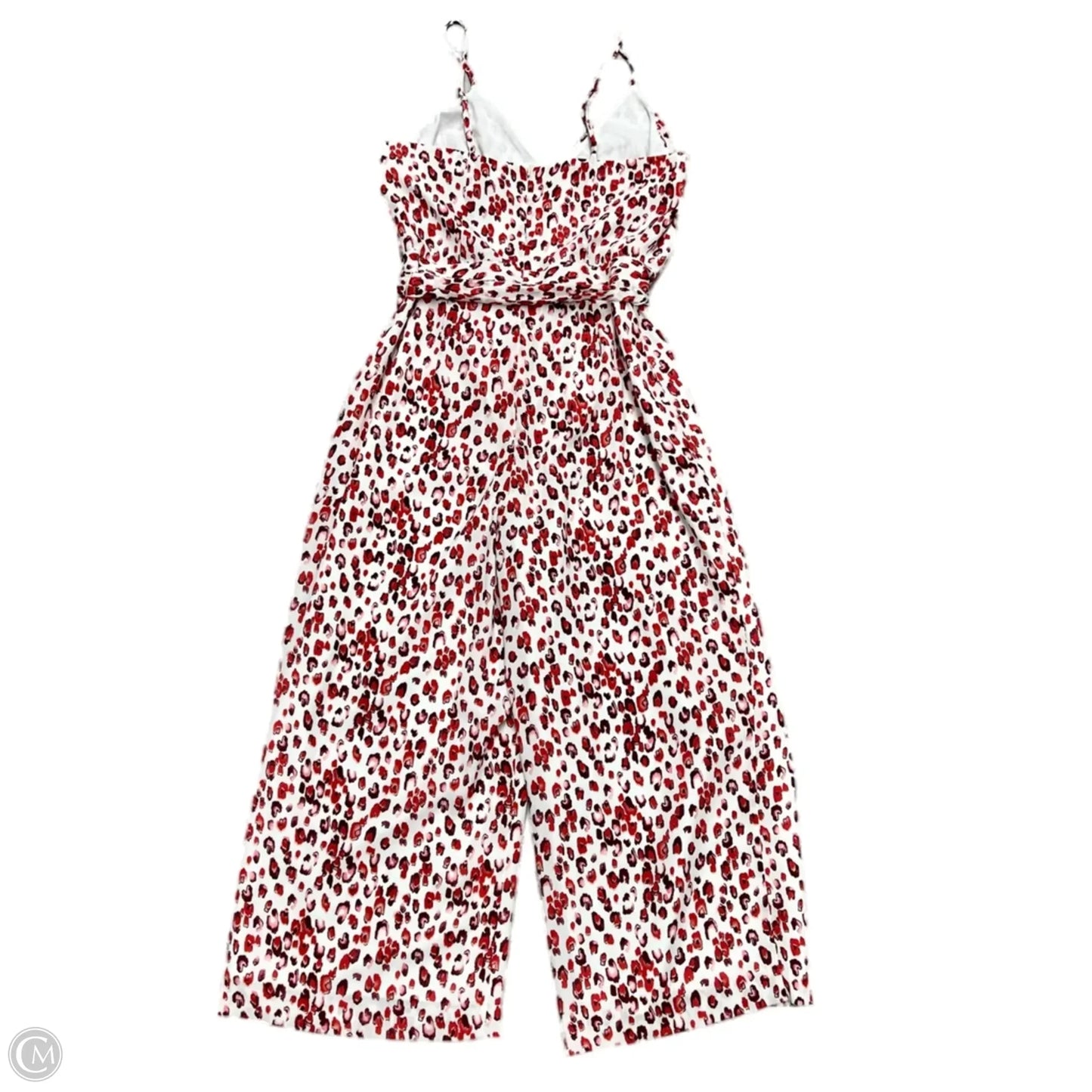 Jumpsuit By Banana Republic In Red & White, Size: S