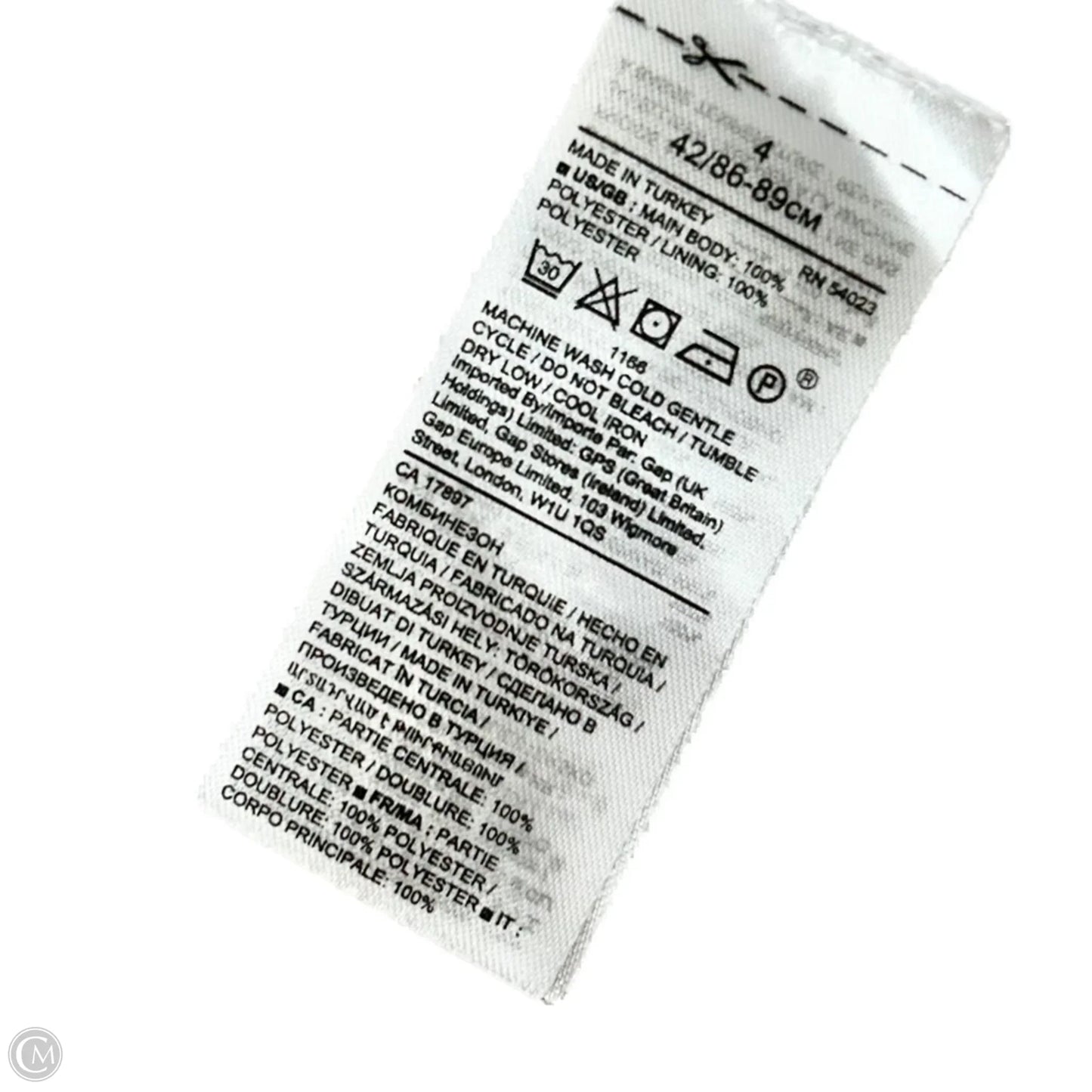 Jumpsuit By Banana Republic In Red & White, Size: S