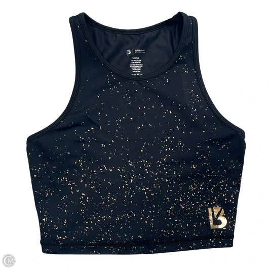 Athletic Tank Top By BuffBunny In Black & Gold, Size: S