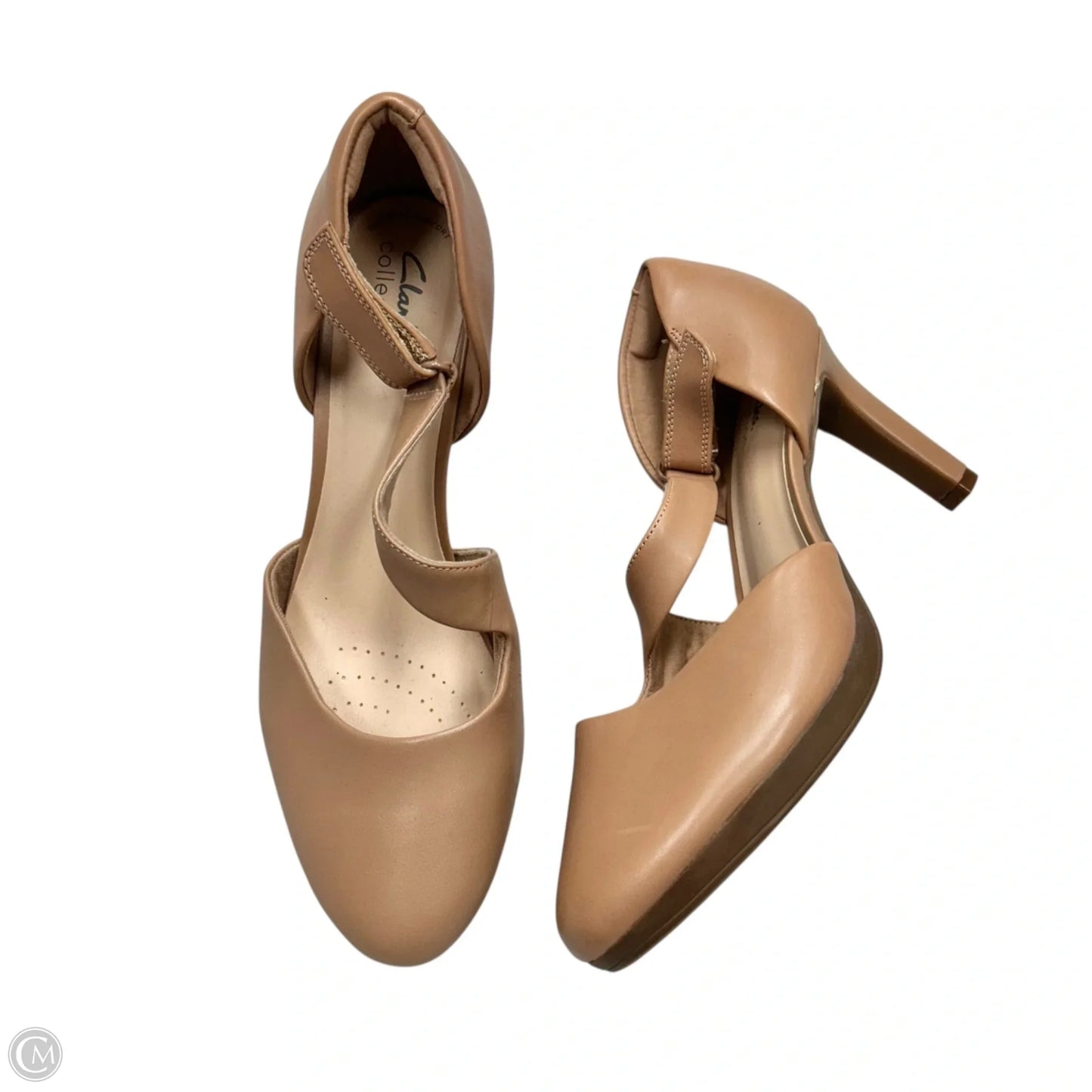 Shoes Heels Stiletto By Clarks In Tan, Size: 9.5