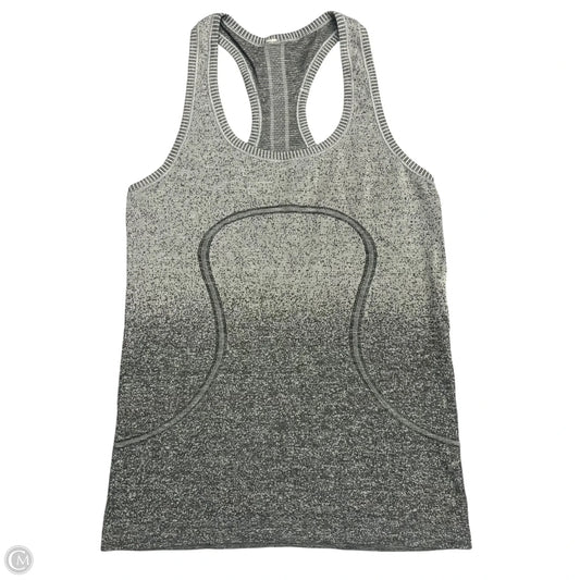 Athletic Tank Top By Lululemon In Grey, Size: M