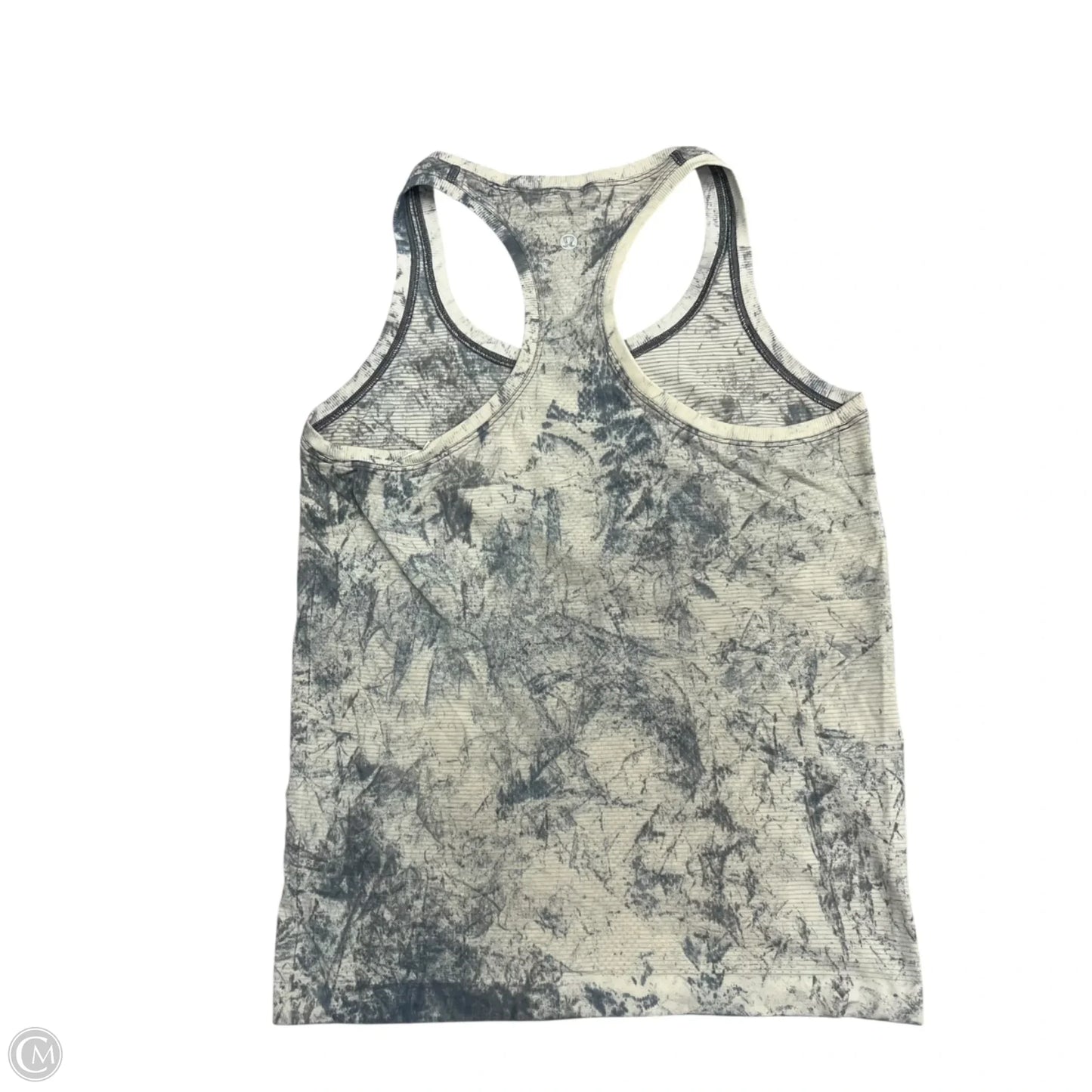 Athletic Tank Top By Lululemon In Blue & Grey, Size: M