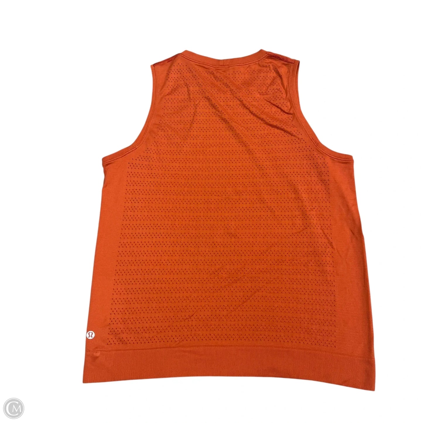 Athletic Tank Top By Lululemon In Orange, Size: M