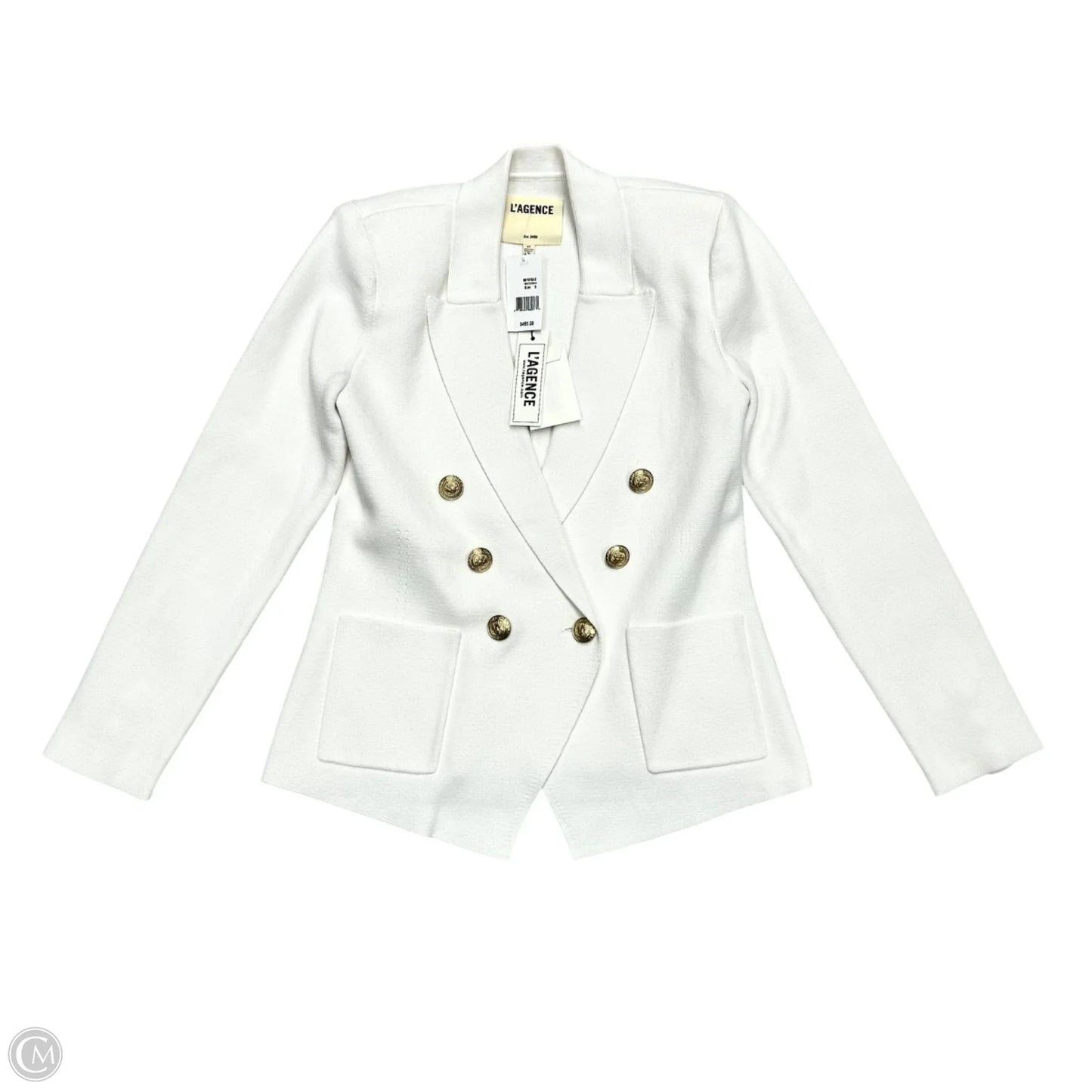 Blazer By L Agence In White, Size: S