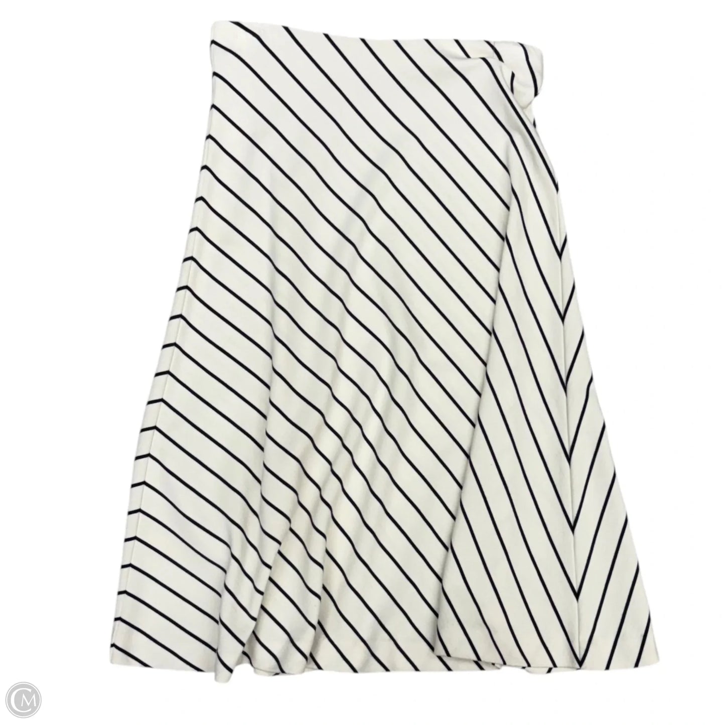 Skirt Maxi By Ann Taylor In Black & White, Size: 2