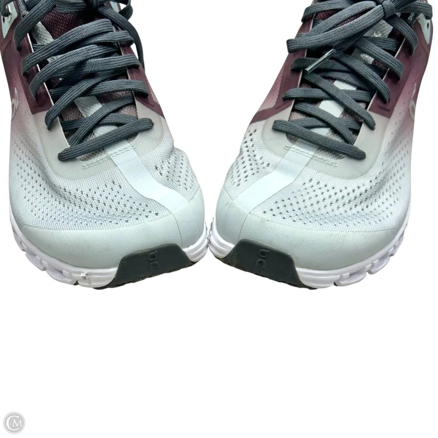 Shoes Sneakers By On Cloud In Grey & Maroon, Size: 10.5
