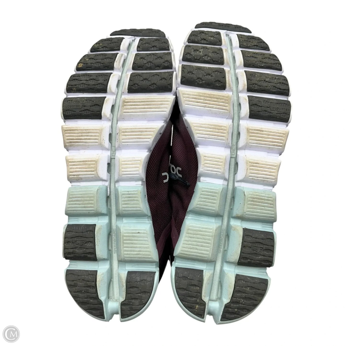 Shoes Sneakers By On Cloud In Grey & Maroon, Size: 10.5