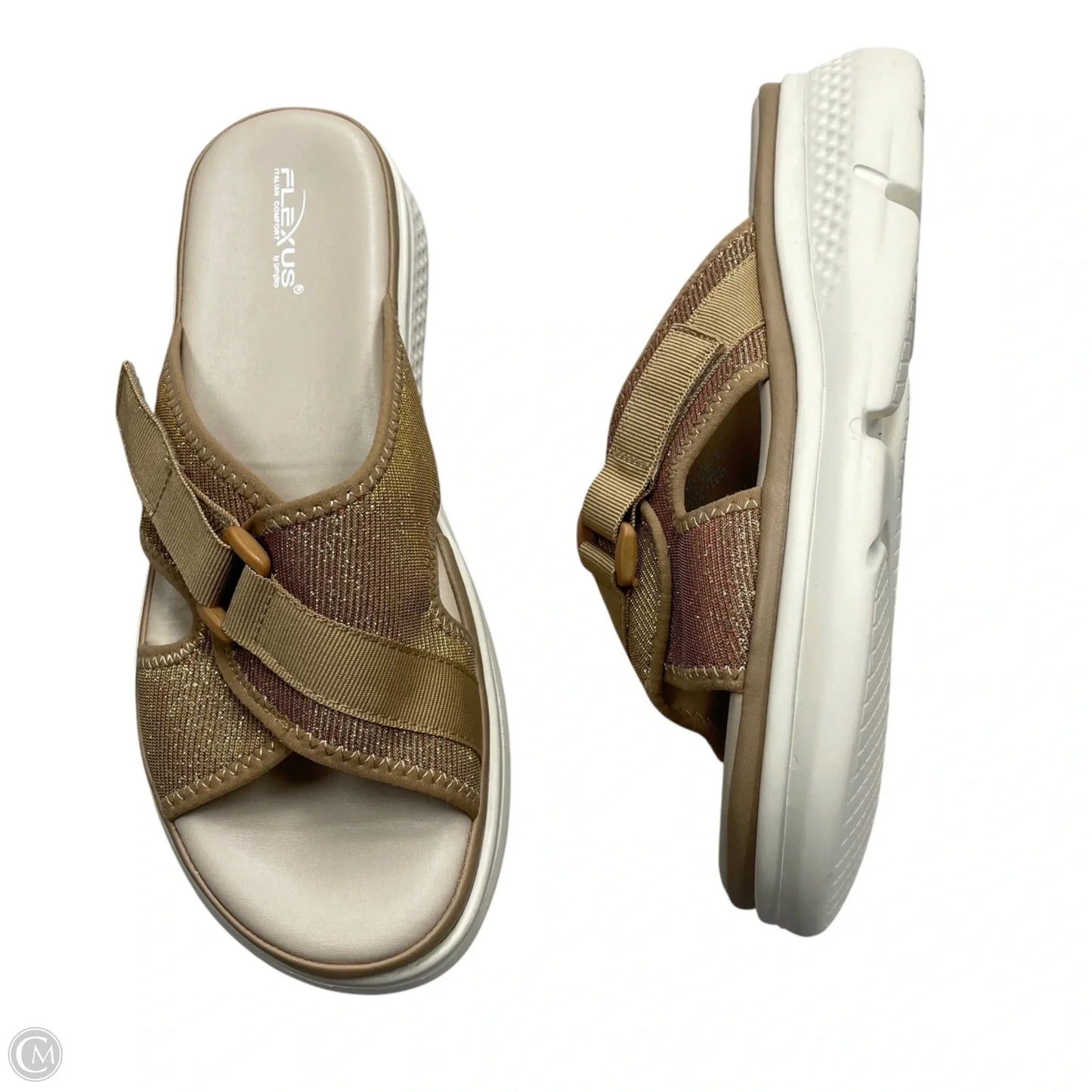 Shoes Flats By Flexus In Beige, Size: 9.5