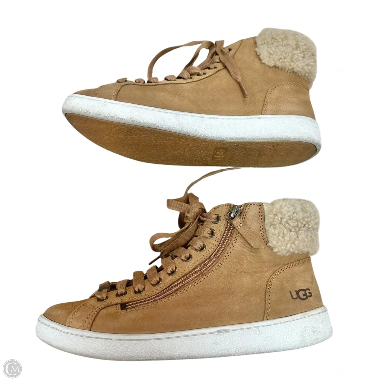 Shoes Designer By Ugg In Brown, Size: 8.5