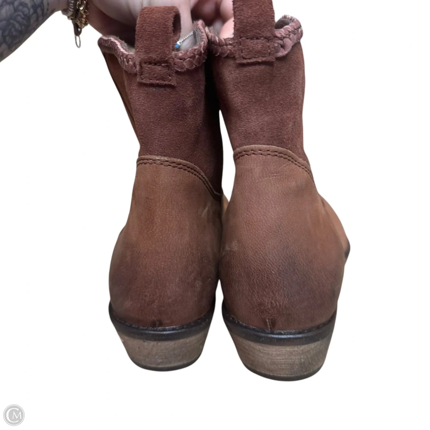 Boots Ankle Flats By Journee In Brown, Size: 9