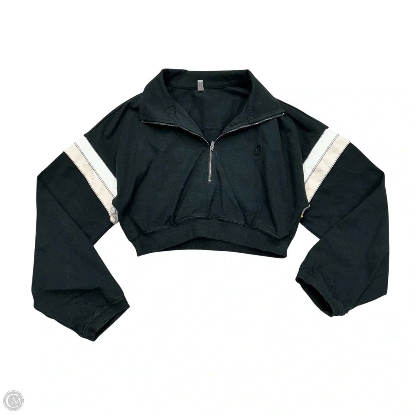 Sweatshirt Collar By Free People In Black, Size: S