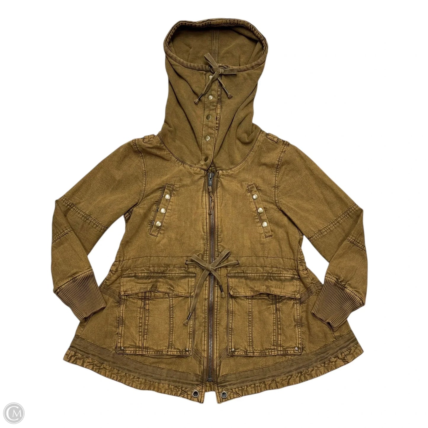 Jacket Utility By Free People In Tan, Size: Xs