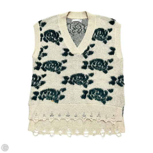 Vest Sweater By Anthropologie In Tan, Size: Xs