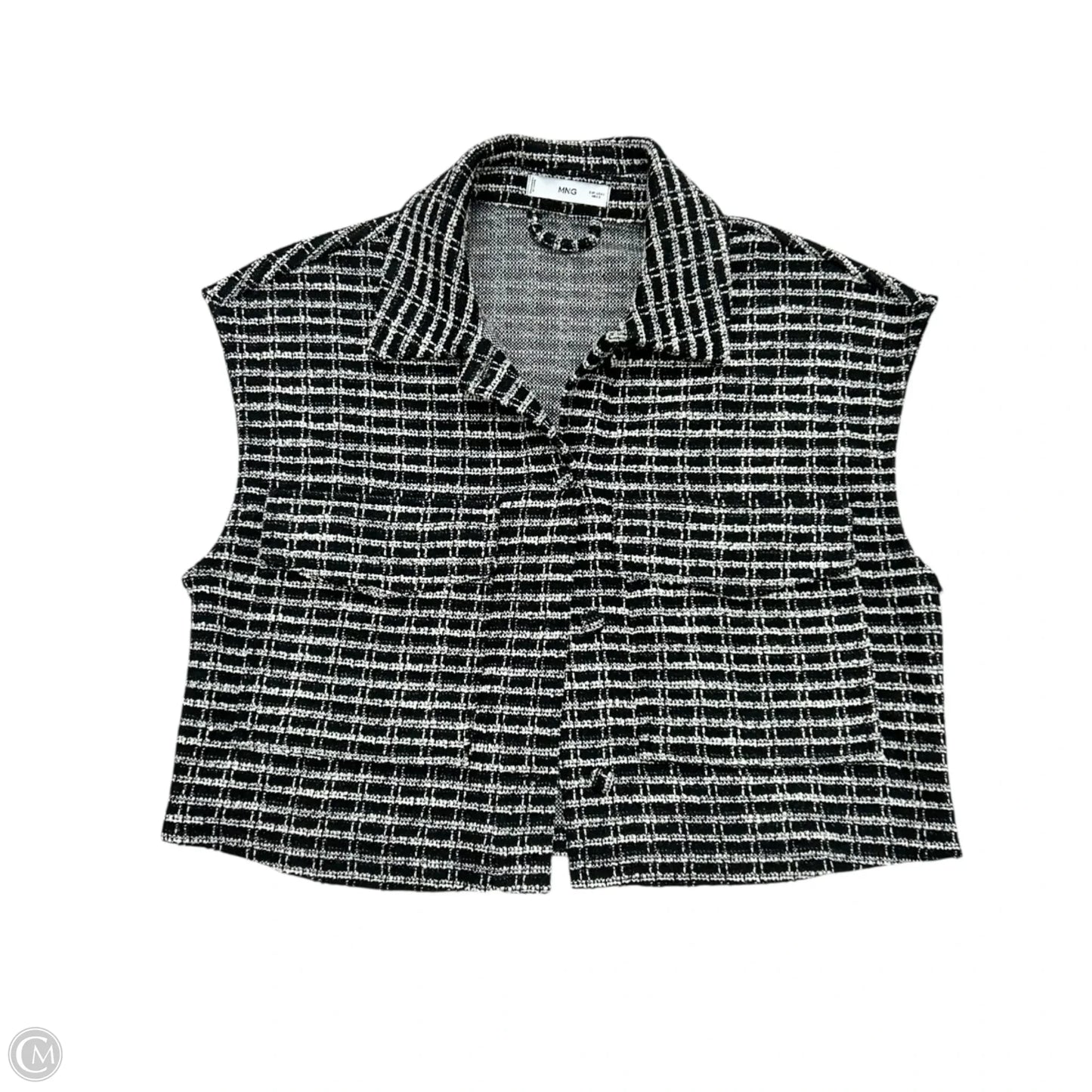 Vest Other By Mng In Black & White, Size: L