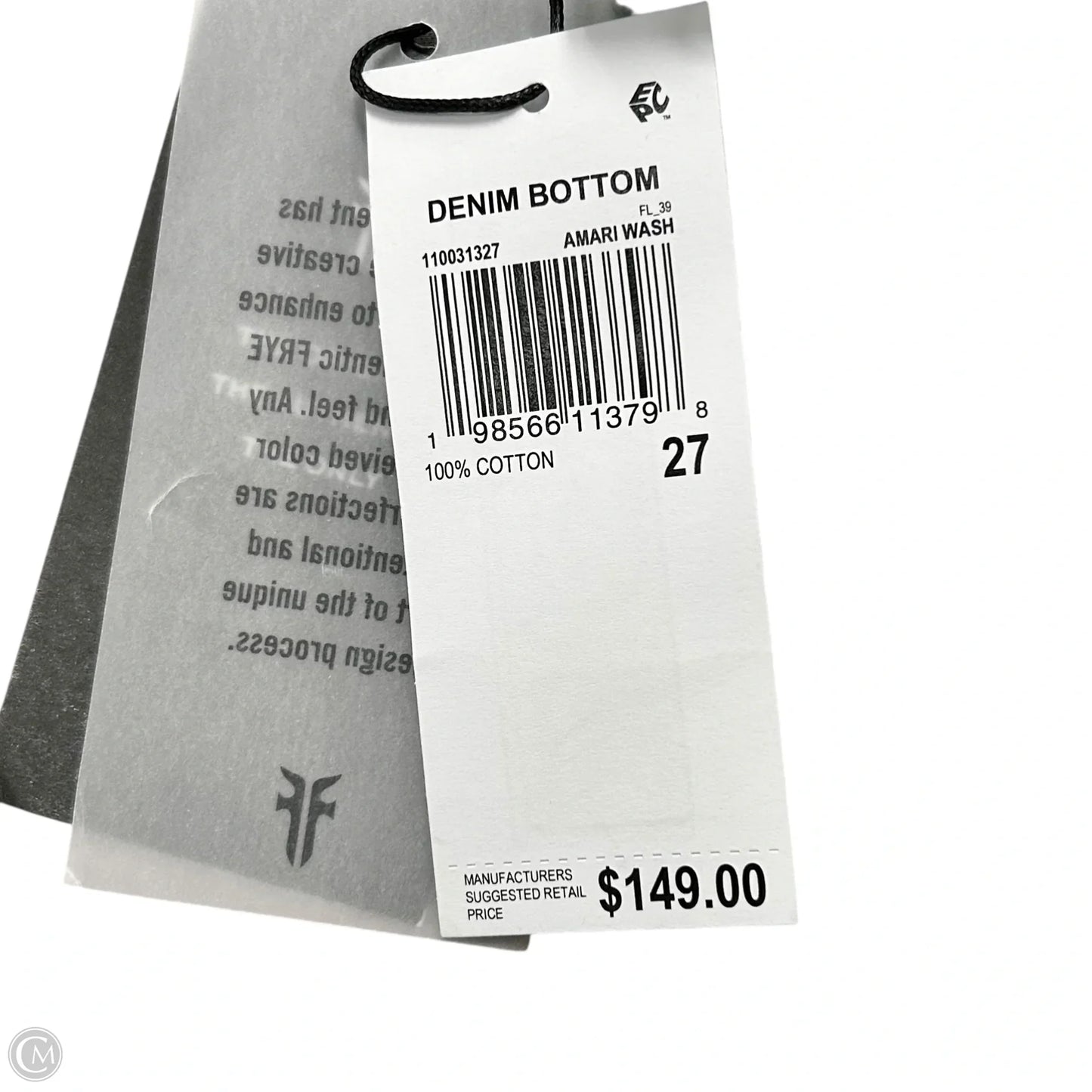 Jeans Designer By Frye In Blue Denim, Size: 4